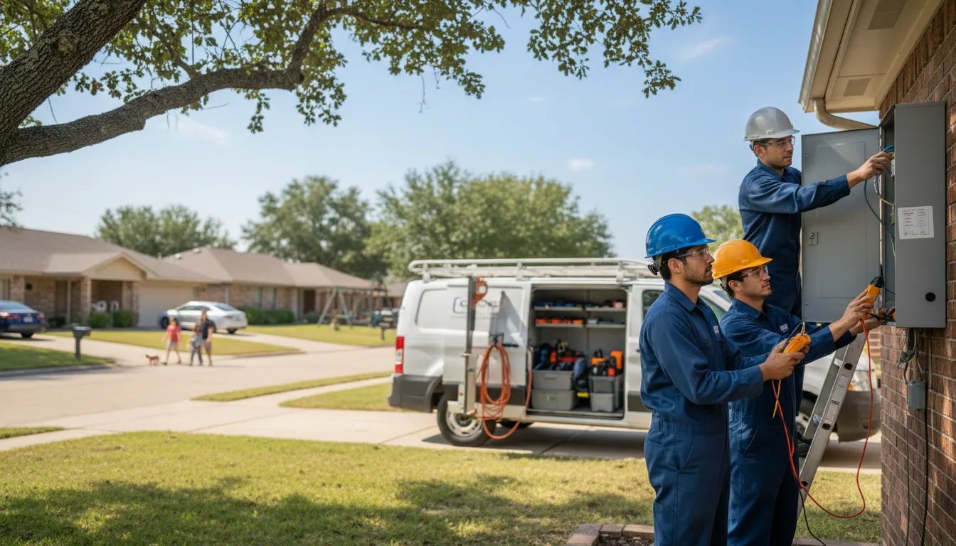 Certified electrician providing emergency electrical services in Forsyth, IL